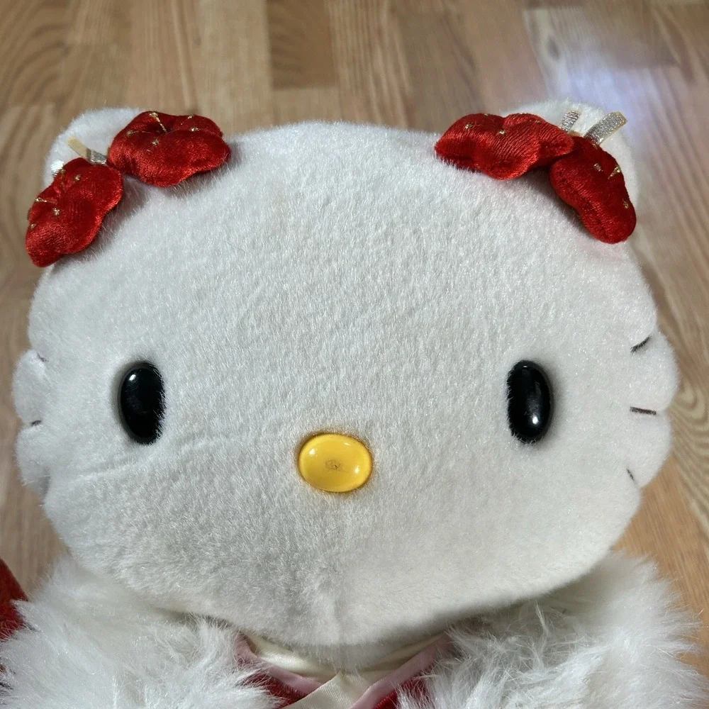 Authentic Hello Kitty Plush Doll Limited Edition 2002 Sanrio Kimono Dress *READ